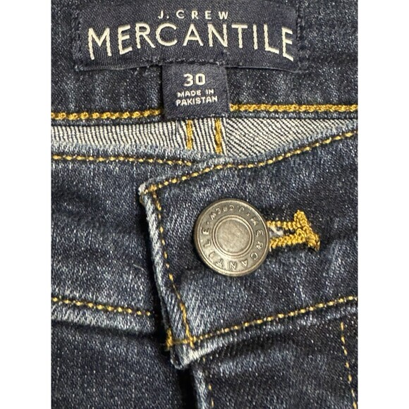 J. Crew Mercantile Bootcut Blue Denim Jeans Womens Size 30 High Waisted Boho - Picture 5 of 8